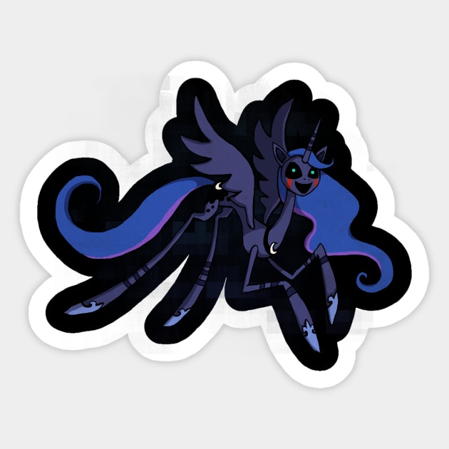 My Little Pony - Princess Luna as the Puppet Sticker by Kaiserin